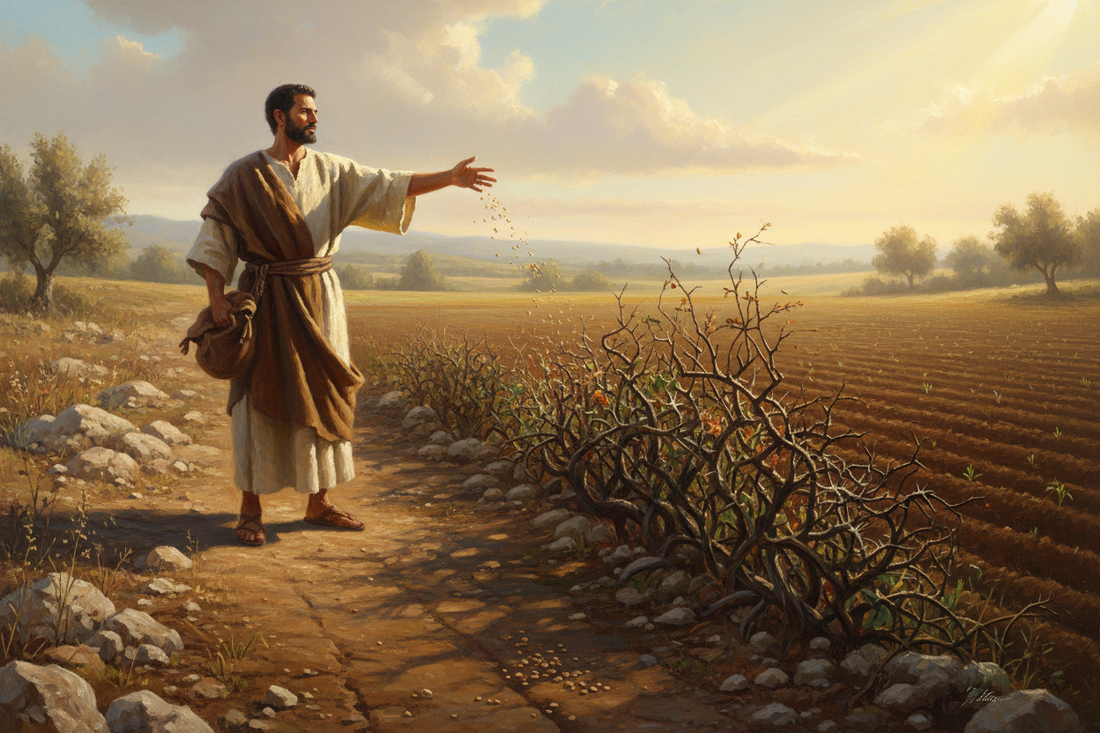 Spiritual Seeds- Mark 4:3–9, 14–20