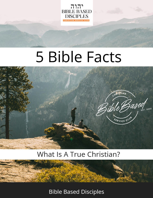 E-Book- 5 Bible Facts:- What Is A True Christian? (DOWNLOAD AVAILABLE)
