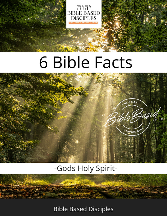 E-Book- 6 Bible Facts About The Holy Spirit (DOWNLOAD AVAILABLE)